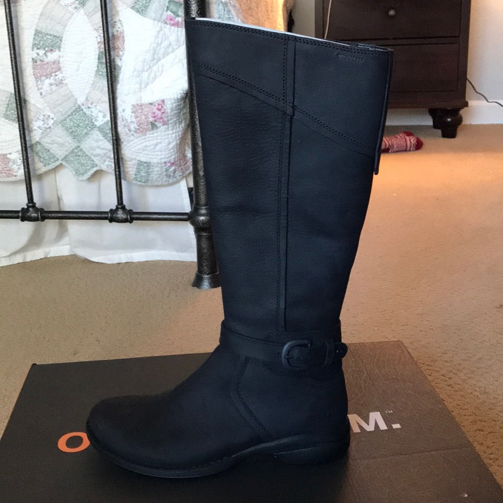 Merrill  7.5 M Captiva black waterproof boots